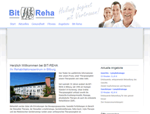 Tablet Screenshot of bit-reha.de